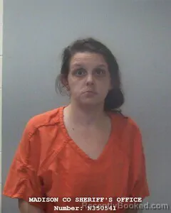 Mugshot of Heather N Banks booked in Madison County, Alabama on October 2, 2026
