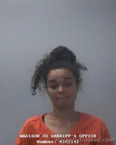 Mugshot of Cilyah N Davis booked in Madison County, Alabama on September 30, 2026