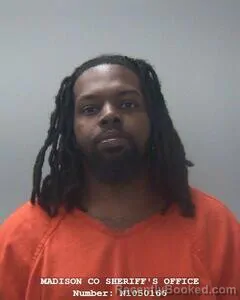 Mugshot of JARIUS R RAMSEY booked in Madison County, Alabama on May 6, 2026