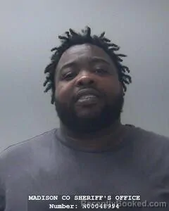 Mugshot of KEON D WILLIAMS booked in Madison County, Alabama on June 4, 2026