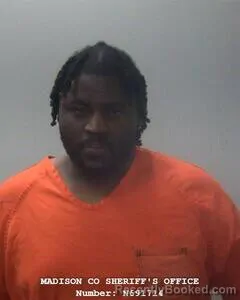 Mugshot of Rashed C Grays booked in Madison County, Alabama on August 20, 2026