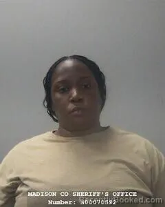Mugshot of JACQUIRRIA R DIXON booked in Madison County, Alabama on June 11, 2026