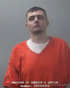 Mugshot of Dakota R Dunn booked in Madison County, Alabama on October 24, 2026
