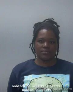 Mugshot of DERRICA M FRANKLIN booked in Madison County, Alabama on April 30, 2026