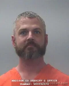 Mugshot of Ross A Marshall booked in Madison County, Alabama on October 5, 2026