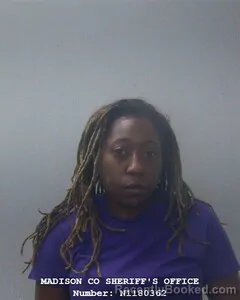 Mugshot of Janay L Vines booked in Madison County, Alabama on October 24, 2026