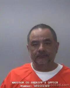 Mugshot of PRUDENCIO D RODRIGUEZ booked in Madison County, Alabama on May 1, 2026