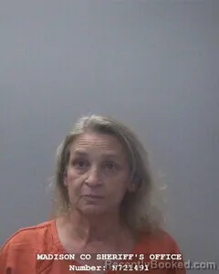 Mugshot of Roberta L Hill booked in Madison County, Alabama on September 25, 2026