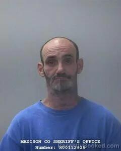 Mugshot of Jason P Foster booked in Madison County, Alabama on August 11, 2026