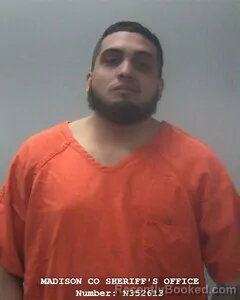 Mugshot of Hector L Roldan Chaves booked in Madison County, Alabama on October 7, 2026