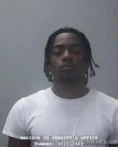 Mugshot of JA'VEON M RIVERS booked in Madison County, Alabama on May 12, 2026