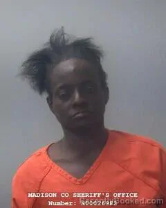 Mugshot of NAKECIA L HENDRIX booked in Madison County, Alabama on April 22, 2026