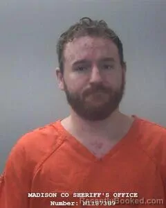 Mugshot of BRADLEY J TREMBLAY booked in Madison County, Alabama on June 3, 2026