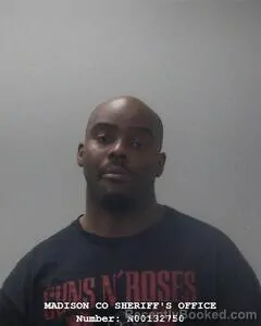 Mugshot of Eric J Brown booked in Madison County, Alabama on August 14, 2026