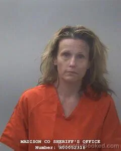 Mugshot of MELISSA F FOLTZ booked in Madison County, Alabama on June 22, 2026