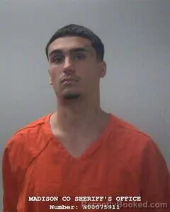Mugshot of Brandon M Maples booked in Madison County, Alabama on August 22, 2026