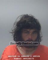 Booking photo from Madison County, Alabama