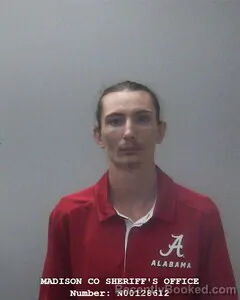 Mugshot of Nathaniel D Williamson booked in Madison County, Alabama on October 5, 2026