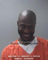 Booking photo from Madison County, Alabama