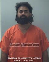 Booking photo from Madison County, Alabama