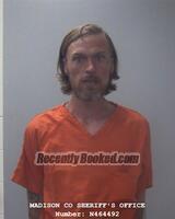 Booking photo from Madison County, Alabama