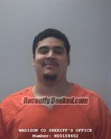 Booking photo from Madison County, Alabama