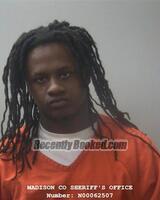 Booking photo from Madison County, Alabama