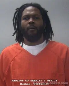 Mugshot of KURON E VIVENS booked in Madison County, Alabama on March 28, 2026