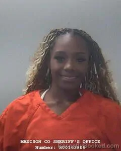 Mugshot of TAMIA D RICHARDSON booked in Madison County, Alabama on April 25, 2026