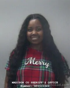 Mugshot of Jermekia O Jones booked in Madison County, Alabama on October 7, 2026