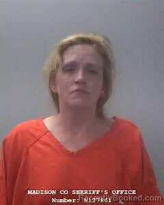 Mugshot of BOBBI J GIBSON booked in Madison County, Alabama on April 16, 2026