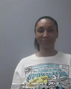 Mugshot of KESHAY S DOUGHTY booked in Madison County, Alabama on April 18, 2026