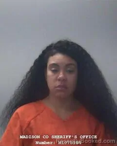 Mugshot of BRIANNA N HUNTER booked in Madison County, Alabama on April 19, 2026