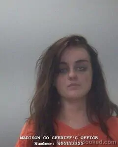 Mugshot of HALEY B RIGGINS booked in Madison County, Alabama on April 22, 2026