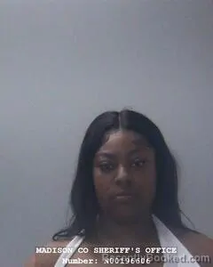 Mugshot of KIMYARBER K BRADLEY booked in Madison County, Alabama on April 25, 2026