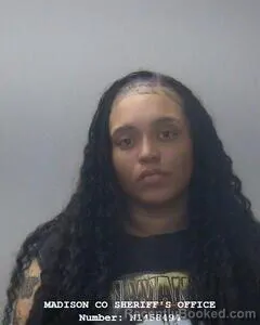 Mugshot of INDONESHIA NANCE booked in Madison County, Alabama on April 25, 2026