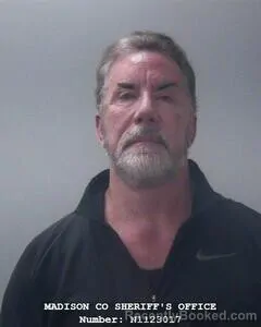 Mugshot of DAVID BARKER booked in Madison County, Alabama on April 26, 2026