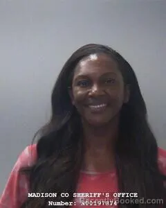 Mugshot of OLIVIA S PRUITT booked in Madison County, Alabama on May 3, 2026