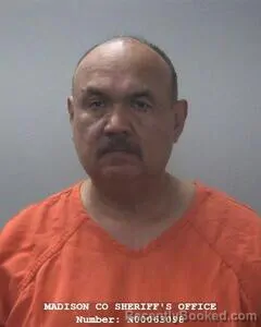 Mugshot of HUGO SANCHEZ SANDOVAL booked in Madison County, Alabama on May 11, 2026