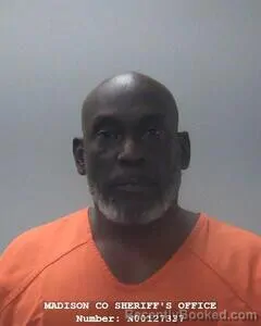 Mugshot of JESSE WILLIAMS booked in Madison County, Alabama on May 12, 2026
