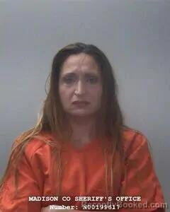 Mugshot of ELENA POTAPOVA booked in Madison County, Alabama on May 16, 2026