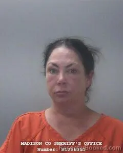 Mugshot of AMANDA D POWER booked in Madison County, Alabama on June 6, 2026