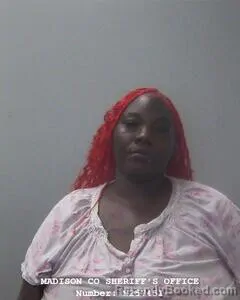 Mugshot of DEMIKA SCREWS booked in Madison County, Alabama on June 8, 2026