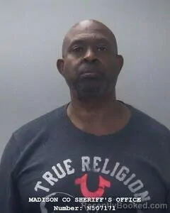 Mugshot of KENNETH E WHITE booked in Madison County, Alabama on June 16, 2026