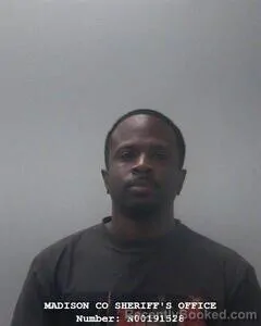 Mugshot of DORON J SHACKELFORD booked in Madison County, Alabama on June 19, 2026