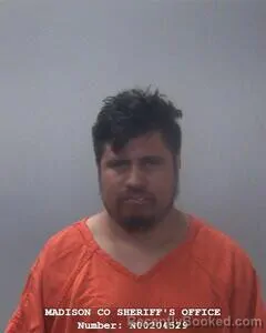 Mugshot of FELIPE LOPEZ booked in Madison County, Alabama on June 22, 2026