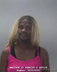 Mugshot of CHRISTINE STEVENSON booked in Madison County, Alabama on June 22, 2026