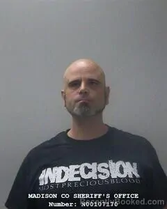 Mugshot of FREDERICK M SANTORO booked in Madison County, Alabama on June 26, 2026
