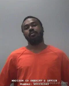 Mugshot of DAVION M WALKER booked in Madison County, Alabama on June 26, 2026