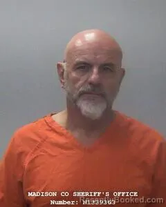 Mugshot of Charles J Waugh booked in Madison County, Alabama on July 25, 2026